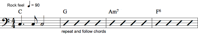 Basnotation med noder