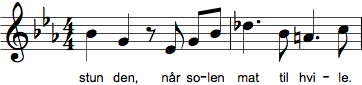 Hvor sødt i sommeraftenstunden
