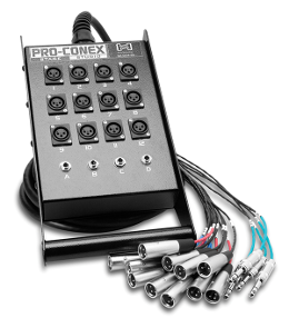 Stagebox (Pro-Conex Stage Box Snake 8 x XLR)