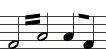 Tremolo mellem to toner