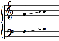 Vokalarrangement: oktavparallel